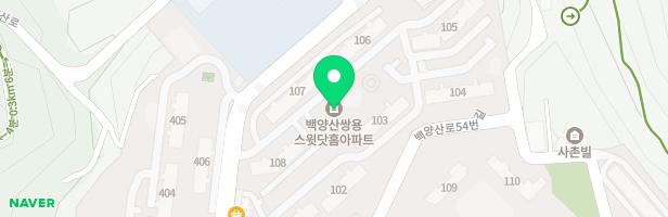 백양산쌍용스윗닷홈 어린이놀이터-1 (중앙광장) 지도 이미지