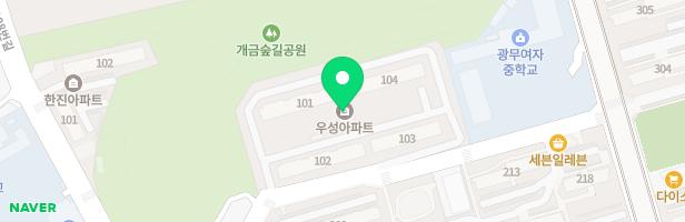 신개금우성아파트 어린이놀이시설 지도 이미지