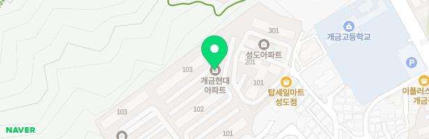 개금현대아파트 어린이놀이시설 지도 이미지