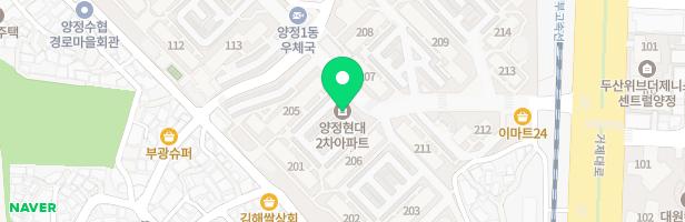 양정현대2차아파트 어린이놀이터-3 (213동 뒤) 지도 이미지