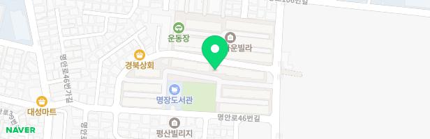 명장 우성아파트 지도 이미지