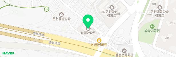 온천삼협아파트 지도 이미지