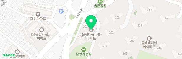 온천대동다숲 지도 이미지