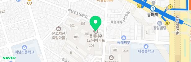 동래대우아파트 1단지어린이놀이터 지도 이미지