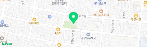 한마음어린이집 놀이시설 지도 이미지