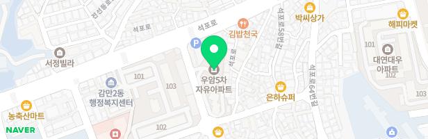우암자유5차아파트 어린이 놀이터 지도 이미지