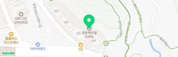 대연경동메르빌아파트 101동 어린이놀이시설 지도 이미지