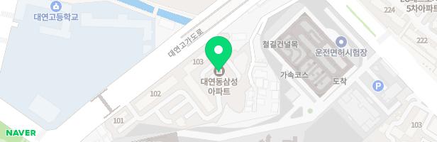 삼성아파트 어린이 놀이터 지도 이미지