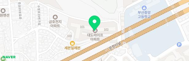 대도라이프타운 어린이 놀이터 지도 이미지
