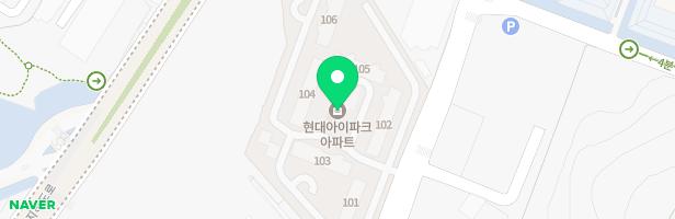 용당현대아이파크아파트 관리동 어린이놀이터 지도 이미지