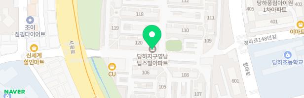 탑스빌아파트 110동앞 놀이터 지도 이미지