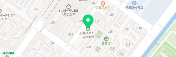 엘지메트로아파트 어린이 놀이터 119동 앞 지도 이미지