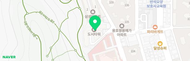 도시타워아파트 어린이 놀이터 지도 이미지