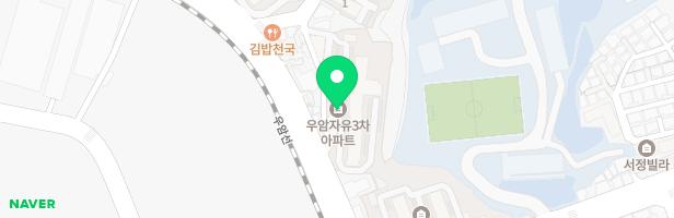 우암자유3차아파트 어린이 놀이터 지도 이미지