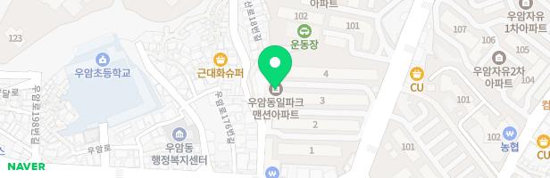 우암동일파크맨션 어린이 놀이터 지도 이미지