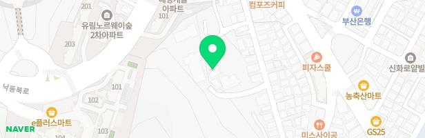 숲속은성유치원 어린이놀이시설 지도 이미지