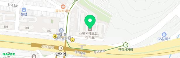 만덕베르빌아파트 어린이 놀이터 지도 이미지