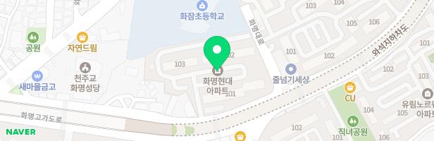 화명현대아파트 어린이 놀이터 지도 이미지