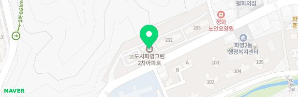 도시화명그린21A 어린이놀이터2 지도 이미지