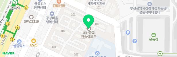 한솔아파트 어린이놀이터 105동 지도 이미지