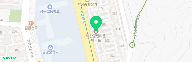 벽산강변타운아파트 1놀이터 지도 이미지