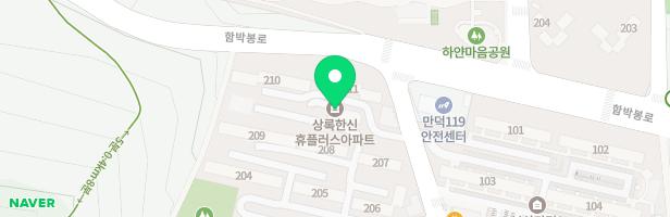 만덕상록한신휴플러스 어린이놀이터-2 (209동 뒤) 지도 이미지