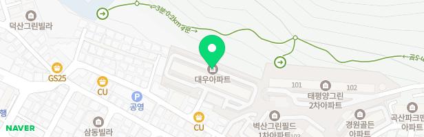 구포대우아파트 어린이놀이터 지도 이미지