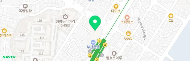 구포협진태양아파트 어린이놀이터 지도 이미지