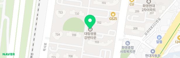 대림쌍용강변타운 어린이놀이터8 지도 이미지