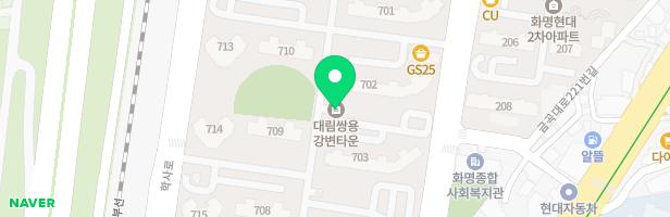 대림쌍용강변타운 어린이놀이터10 지도 이미지
