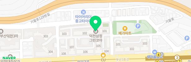 덕천삼정그린코아 어린이놀이터2 지도 이미지