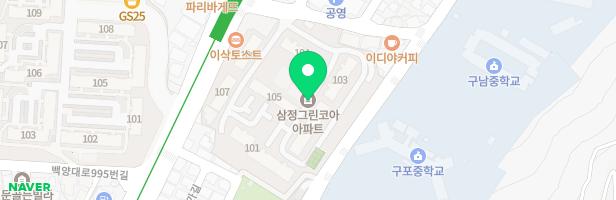 구포삼정그린코아 어린이놀이터1 지도 이미지