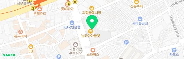 뉴코아아울렛 어린이놀이시설 지도 이미지