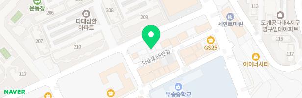 바다유치원 놀이시설 지도 이미지