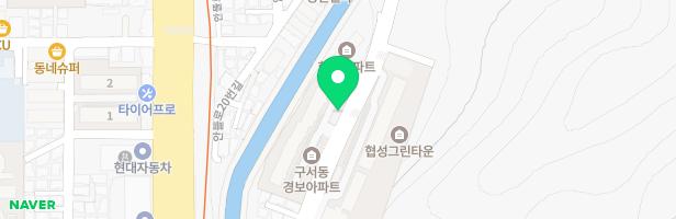 구서경보아파트 어린이놀이터 지도 이미지