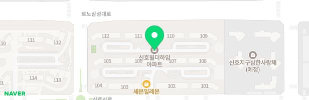 신호 윌더하임아파트 어린이놀이터-1 (101동 앞) 지도 이미지
