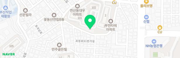 연산동대우아파트 어린이 놀이터 지도 이미지