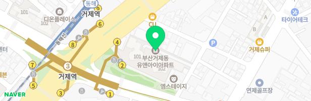 거제동한일유앤아이아파트 어린이 놀이터 지도 이미지