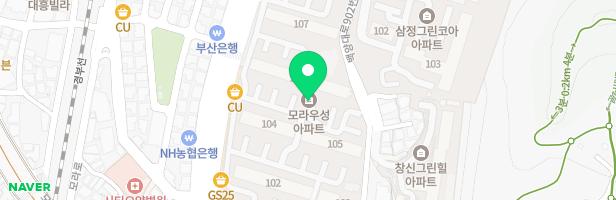 모라우성아파트 103동 어린이놀이터 지도 이미지