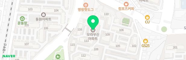 우신모라아파트 110동 앞 어린이놀이터 지도 이미지