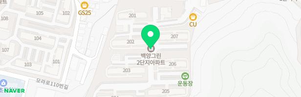 백양그린아파트 어린이놀이터-1 (201동) 지도 이미지