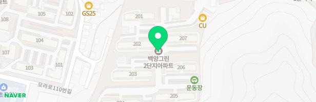 백양그린아파트 어린이놀이터-2 (203동) 지도 이미지
