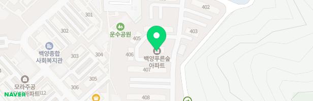 백양푸른숲아파트 401동 놀이터 지도 이미지