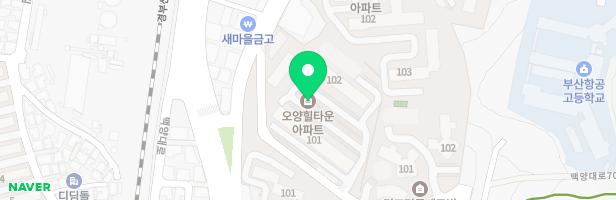 오양힐타운 어린이놀이터 지도 이미지