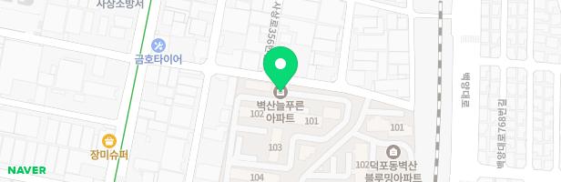 벽산늘푸른아파트 어린이놀이터 지도 이미지