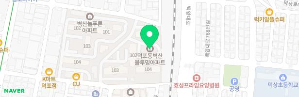 벽산블루밍아파트 어린이1놀이터 지도 이미지