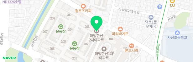 괘법2차 한신아파트 어린이1놀이터(204동) 지도 이미지