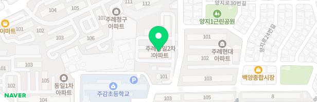 주례동일2차아파트 어린이놀이터 지도 이미지