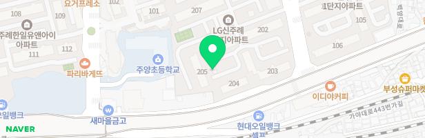 엘지신주례2단지아파트 어린이1놀이터(205동) 지도 이미지