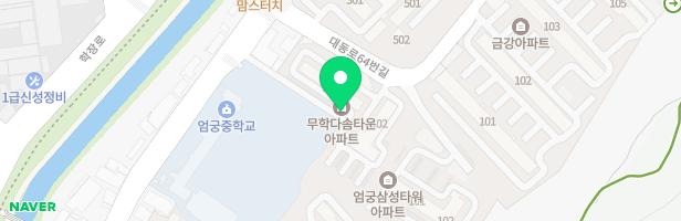무학다솜타운 어린이1놀이터 지도 이미지